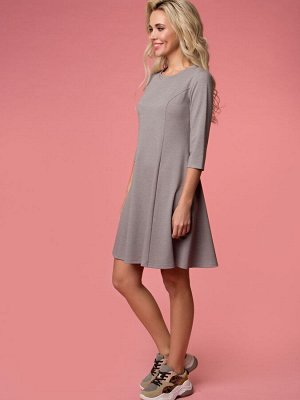Платье Аглая  цвет серый меланж (П-262-2)