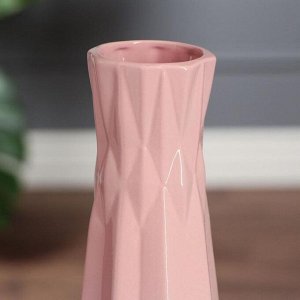 Ваза настольная "Линда", розовая, керамика, 31 см
