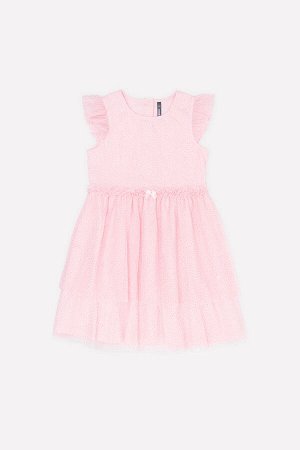 Платье(Весна-Лето)+girls (персиково-розовый к285)