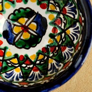 Пиала узбекская Риштанская Керамика «Узоры», 120 мл, d=9.5 см, МИКС
