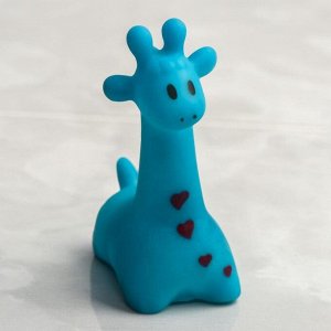 Резиновая игрушка для игры в ванной «Жирафик», цвет МИКС