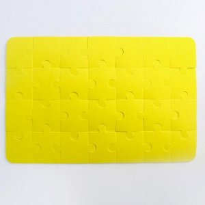 Пазлы мягкие для малышей Крошка Я «Африка» раскраска, размер 50x33 см, 28 деталей