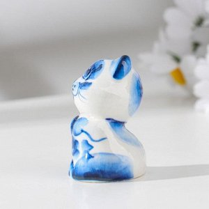 Сувенир керамика "Кот "Сиам" 5,5 х 4 см