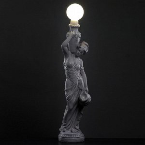 Лампа интерьерная "Девушка с кувшином" состаренный 140см