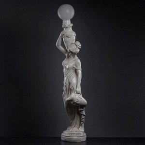 Лампа интерьерная "Девушка с кувшином" состаренный 140см