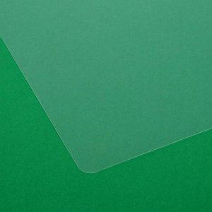 Накладка на стол пластиковая, А4, 339 х 244 мм, 500 мкм, прозрачная бесцветная, КН-4 -5 (подходит для ОФИСА)