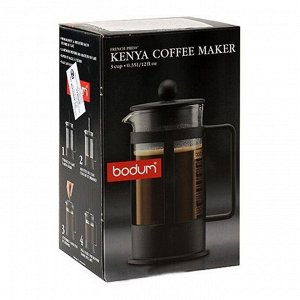 Кофейник с прессом Kenya 0.35 л. чёрный