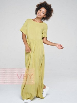 Платье женское 201-3604 Ш45 желто-зеленый