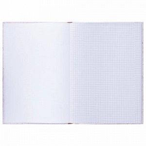 Книга учета 96 л., клетка, твердая, крафт, блок офсет, А4 200х290 мм, STAFF, 130215