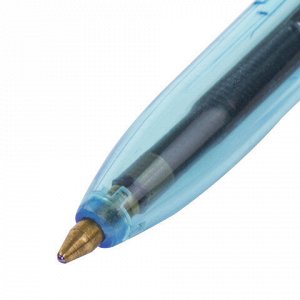 Ручки шариковые STAFF "Basic BP-175", НАБОР 4 шт., АССОРТИ, узел 1 мм, линия письма 0,7 мм, 142961