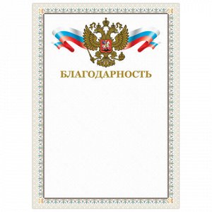 Благодарность А4 230 г/кв.м 128346