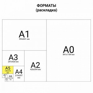 Блокнот А5 146х205 мм, 60 л., гребень, картон, клетка, ЮНЛАНДИЯ, "Веселое путешествие", 129814