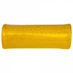 Пенал-тубус BRAUBERG, мягкий, "Glitter Gold", 20х7х7 см, 229016