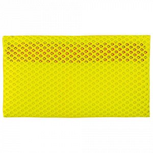 Пенал-косметичка BRAUBERG, сетка, "Neon", желтый, 23х14 см, 229026