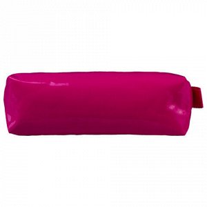 Пенал-косметичка BRAUBERG под искусственную кожу, "Блеск", розовый, 20х6х4 см, 226719