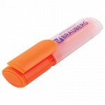 Текстовыделитель BRAUBERG &quot;FLUO&quot;, ОРАНЖЕВЫЙ, линия 1-5 мм, 150402