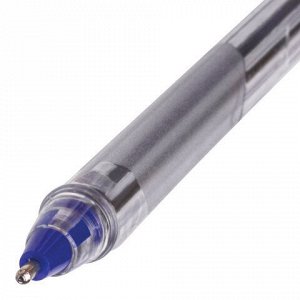 Ручка шариковая масляная BRAUBERG "Extra Glide", СИНЯЯ, трехгранная, узел 1 мм, линия письма 0,5 мм, 141700