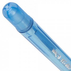 Ручка шариковая масляная BRAUBERG "OIL PEN TONE", СИНЯЯ, корпус тонированный, пишущий узел 0,7 мм, линия 0,35 мм, 142710