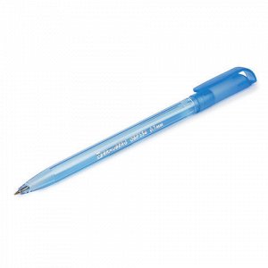 Ручка шариковая масляная BRAUBERG "OIL PEN TONE", СИНЯЯ, корпус тонированный, пишущий узел 0,7 мм, линия 0,35 мм, 142710