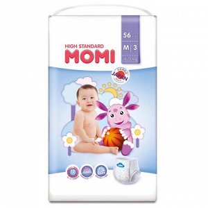 Подгузники-трусики MOMI High Standard M (6-11 кг), 56 шт