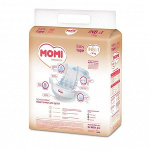 Подгузники MOMI Premium NB (0-5 кг), 90 шт