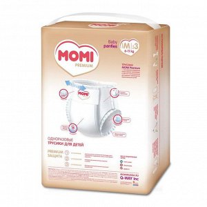 Подгузники-трусики MOMI Premium М (6-11кг), 56 шт