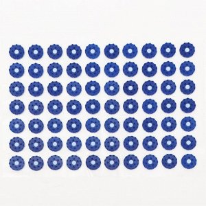 Аппликатор «Кузнецова», 70 колючек, пленка, 23x32 см, синий.
