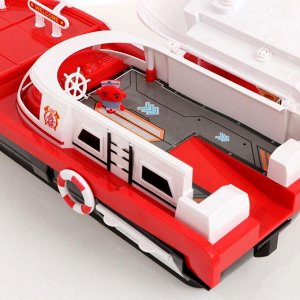 Парковка «Пожарный катер», с машинками, световые и звуковые эффекты