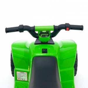 Электромобиль «Квадроцикл», цвет зелёный
