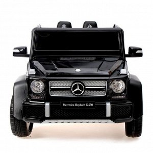 Электромобиль MERCEDES-BENZ G 650 Landaulet, EVA, кожаное сидение, цвет чёрный глянец