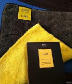 Автополотенце AQUAmagic LUXE двустороннее Greenway® 30х40 см. незначительно порвана упаковка