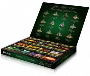Greenfield набор изысканного чая и чайных напитков в пирамидках, 12 видов (60 шт)