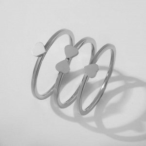 Кольцо "Арабика" клевер, цвет серебро, размер 17