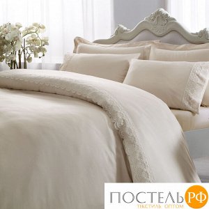 T1212T10709105 Комплект постельного белья Tivolyo home MINERVA бежевый Евро