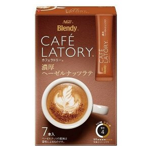 Blendy Cafe Latory растворимый　в стиках латте с лесными орехами 69g