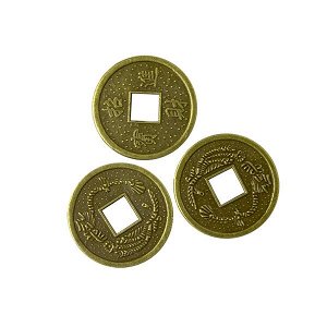 Монеты китайские россыпь диаметр 2 см Набор 20 шт бронза