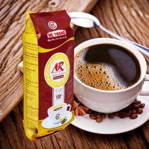 Зерновой кофе фирмы «ME TRANG»
«Арабика+Робуста»
Состав:  50% Арабика, 50% Робуста.
Вес: 500 грамм.