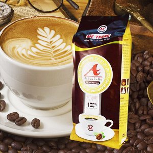 Зерновой кофе фирмы «ME TRANG»
«Арабика»
Состав:  100% Арабика.
Вес: 500 грамм.