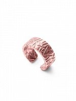 Серебряная серьга-кафф &quot;Future pink&quot; (без прокола), арт. 31252