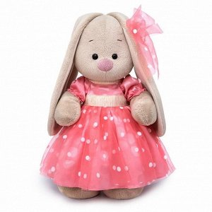Мягкая игрушка BUDI BASA Зайка Ми в розовом платье (малый) 25 см3