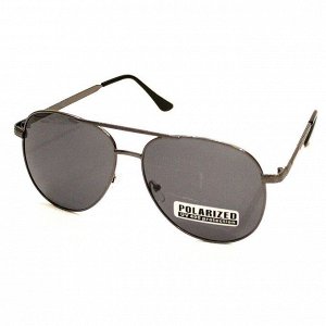 Солнцезащитные мужские очки, поляризованные, УФ 400, 301004, оправа чёрная или тёмно-серая, арт.254.043