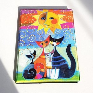 Обложка для паспорта "Кошки", 553012, арт.52.0837