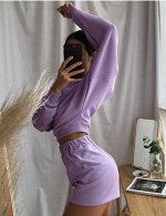 Костюм свитшот + шорты