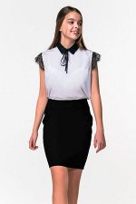 90438_OLG вар.1 Юбка для девочки 170-84-72, Синий