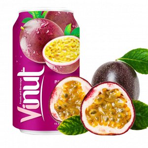 Напиток безалкогольный негазированный со вкусом МАРАКУЙИ 330 мл.Т.М. Vinut