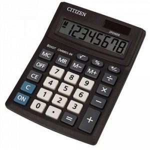 Калькулятор 8 разрядов CITIZEN BusinessLine CMB801BK 136х100х32 мм {Китай}
