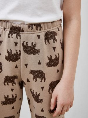 Спортивные брюки с медведями