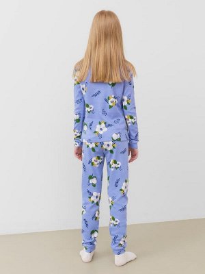 Пижама для девочек (фуфайка, брюки)