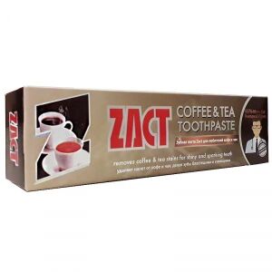 💎LION "Zact" Зубная паста 100гр для любителей кофе и чая (Whitening) Таиланд