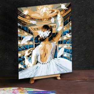 Картина по номерам с дополнительными элементами «Балет в театре», 30х40 см